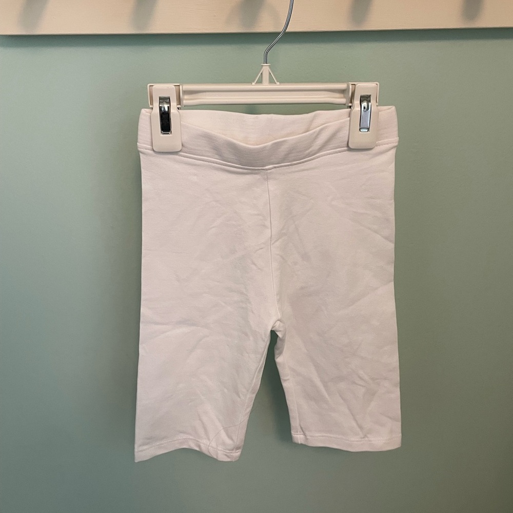 Zara White Bike Shorts